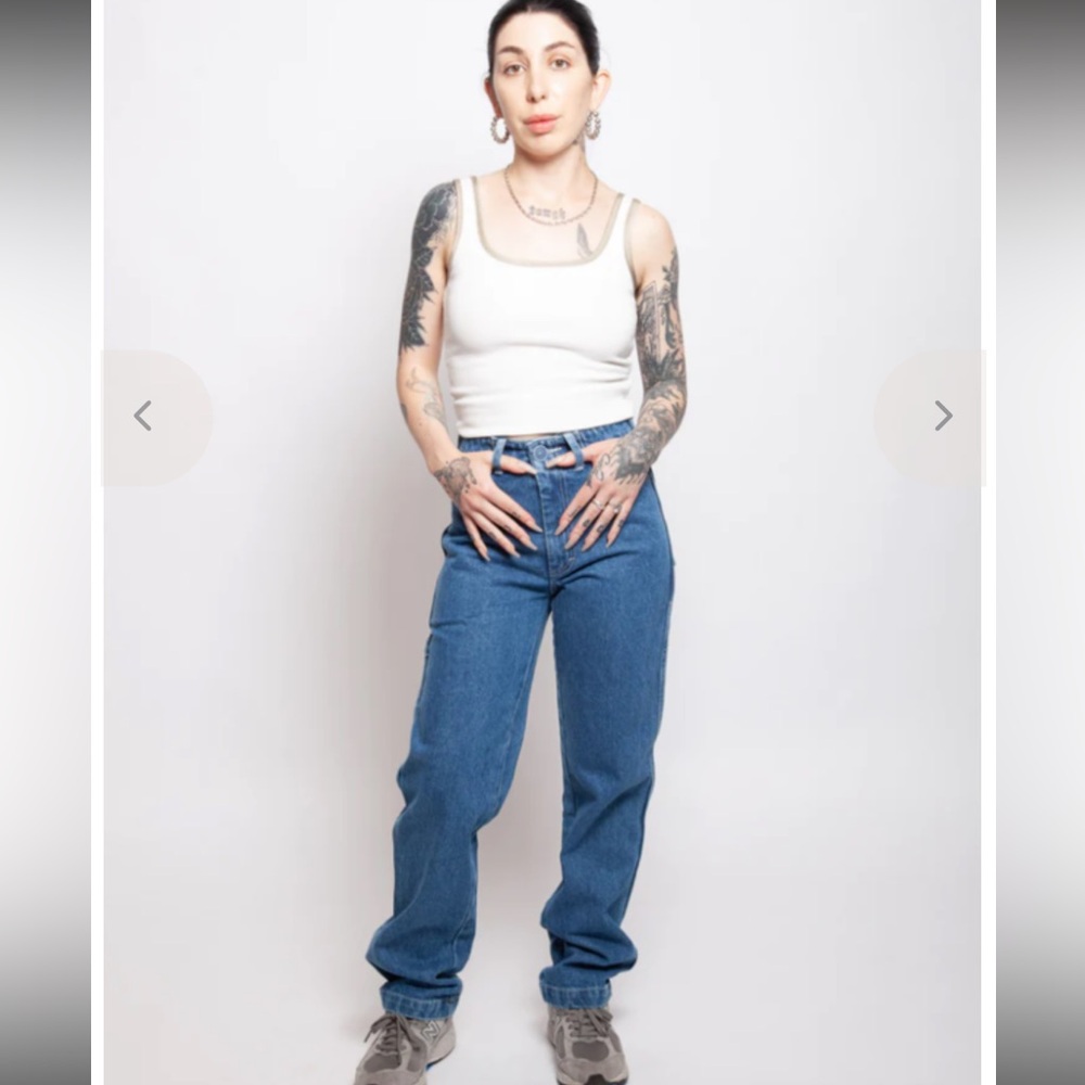 Gravel and Gold Painter Jeans in Yuba Wash